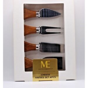 Modern Expression Cheese Knife Set 4 pc Charcuterie & Entertaining AccessorieNIB
